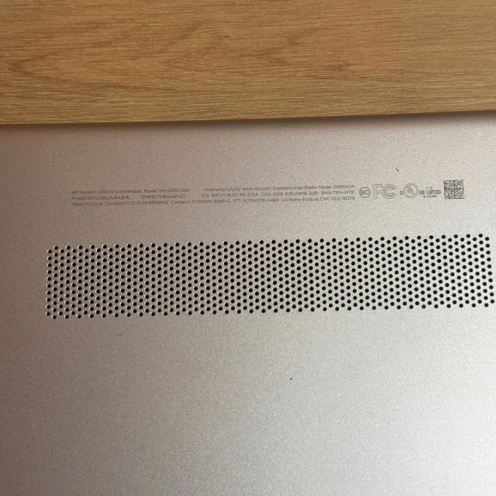 HP Pavilion x360 14m-cd0003dx Convertible Laptop - Untested - Parts/Repair
